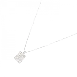 K18WG Pave Diamond Necklace 0.50CT - Hàng hiệu Chính hãng 860132