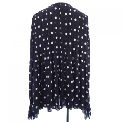 Áo blouse chấm bi sheer mousseline LOUIS VUITTON FMTO71NR1 628652