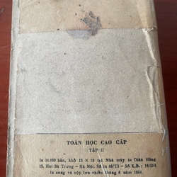 Toán học cao cấp Tập 2 Giải tích XB 1984 547933
