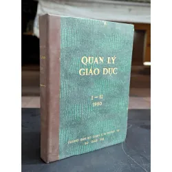 Tập san quản lý giáo dục - năm 1980 ( từ số 1 đến số 10 , có 1 số đôi )