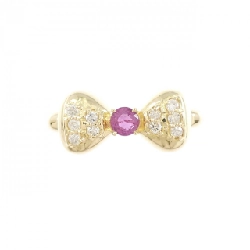 Nhẫn Ruby Ruy Băng K18YG - Hàng hiệu Chính hãng 852755