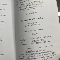 Tư duy như một hệ thống David Bohm 784428