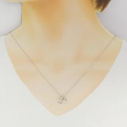 K18WG Dây chuyền hình trái tim kim cương 0.03CT - Hàng hiệu Chính hãng 859443