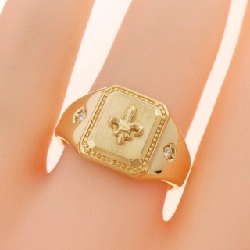 Nhẫn kim cương K18YG 0.03CT - Hàng hiệu Authentic 846801