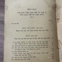 VĂN HỌC VIỆT NĂM THỂ KỶ THỨ X NỬA ĐẦU THỂ KỶ x - XVIII 748008