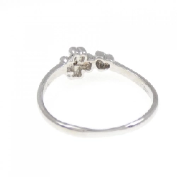 Nhẫn kim cương hình trái tim × cỏ ba lá K18WG 0.04CT - Hàng hiệu Chính hãng 846427