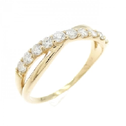 Nhẫn kim cương K18YG 0.30CT - Hàng hiệu Authentic