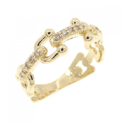 Nhẫn kim cương K18YG 0.10CT