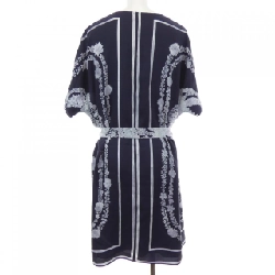 HERMES BRIDE DE GALA EN FLEURS 5E0645DQ Vải lụa Đầm - Hàng hiệu Chính hãng 809576