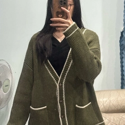 Áo len cardigan