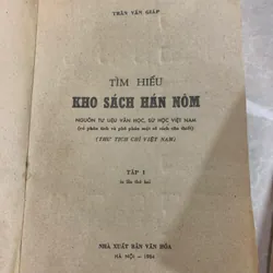 TÌM HIỂU KHO SÁCH HÁN NÔM (TẬP 1) - TRẦN VĂN GIÁP 589613