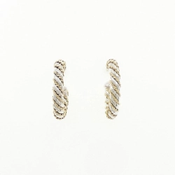 【Cổ điển】Bông tai Tiffany 925/750YG