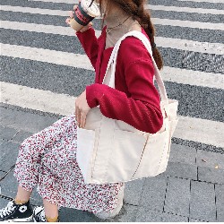 túi tote vải canvas size lớn 22475