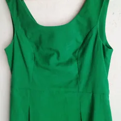 ĐẦM XẾP LI MÀU XANH 1030300