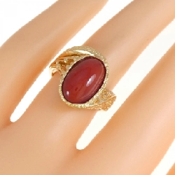 Nhẫn san hô K18YG 669545