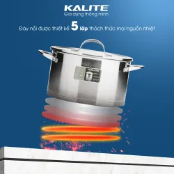 Bộ 3 nồi inox 304 KALITE KL-333 cao cấp đáy 5 lớp 795660
