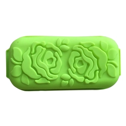 Khuôn silicon làm bánh, rau câu, bánh mì hoa hồng đôi - Loại 29 cm - Mã số 1109 338332