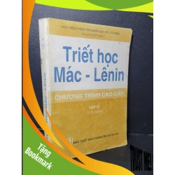 (TẶNG BOOKMARK) Triết học Mác - Lênin chương trình cao cấp tập 3 mới 80% bẩn bìa, ố vàng, có chữ viết, gạch chân 1995 RBK2205 GIÁO TRÌNH, CHUYÊN MÔN