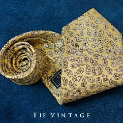 Paisley woven silk tie 7535