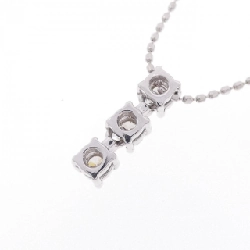 K18WG Dây chuyền kim cương ba viên 0.25CT - Hàng hiệu Chính hãng 863216