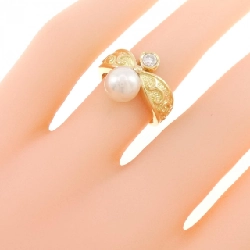 Nhẫn ngọc trai Akoya K18YG 7.2mm 669803