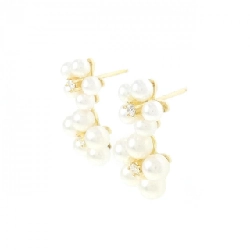 K18YG Bông tai ngọc trai Akoya - Hàng hiệu Chính hãng 868643