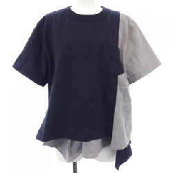 Áo thun DUNGAREE COTTON JERSEY 25-08268 của SACAI - Hàng hiệu Chính hãng