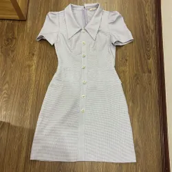 Váy chữ A size S YOONA xanh nhạt 1004967