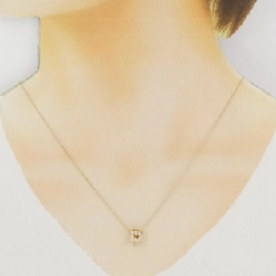 K18YG Chữ cái R Dây chuyền kim cương 0.13CT - Hàng hiệu Chính hãng 858672