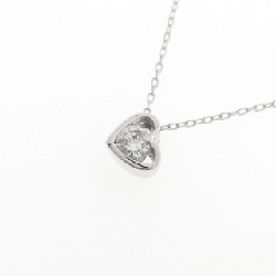 K18WG Dây chuyền kim cương hình trái tim 0.08CT - Hàng hiệu Chính hãng 860693