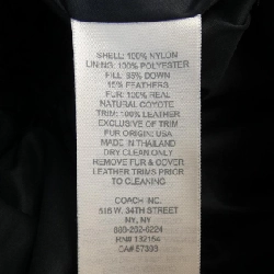 Áo khoác lông vũ COACH 630034