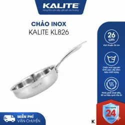 🍳 KALITE KL826 – Chảo inox 26cm rán xào ngon, không lo bong tróc