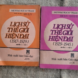 Lịch sử thế giới hiện đại từ 1979 đến 1945 - 2 cuốn - sách khổ lớn