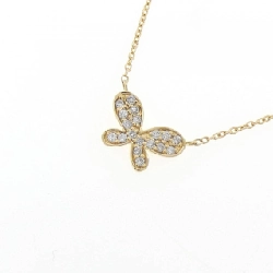 K18YG Bướm Kim Cương Dây Chuyền - Hàng hiệu Chính hãng 859683