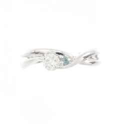 Nhẫn kim cương K18WG 0.10CT 671121