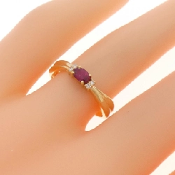 Nhẫn Ruby K18YG 0.25CT - Hàng hiệu Chính hãng 850418