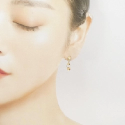 K18YG Bông tai - Hàng hiệu Authentic 870057