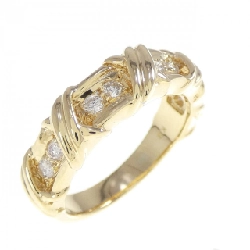 Nhẫn kim cương K18YG 0.30CT