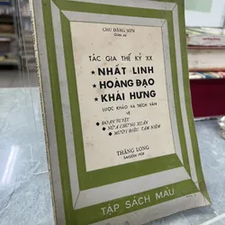 TÁC GIA THẾ KỶ XX - CHU ĐĂNG SƠN