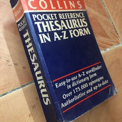 Sách Pocket reference thesaurus in A-Z form 306373