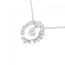 K18WG 2WAY Dây chuyền kim cương 0.04CT - Hàng hiệu Chính hãng 860455