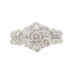 Nhẫn kim cương hoa PT900 1.85CT 665411