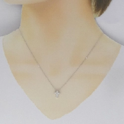 K18WG Dây chuyền kim cương hình chữ thập - Hàng hiệu Chính hãng 863917