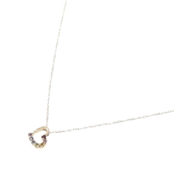 K10YG Mặt Dây Chuyền Hình Trái Tim Đá Màu - Hàng hiệu Chính Hãng 861527