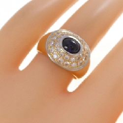 Nhẫn Sapphire K18YG/K18WG 1.36CT - Hàng hiệu Chính hãng 849904