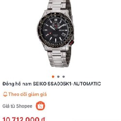 Đồng hồ seiko máy nhật 10771