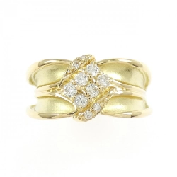 Nhẫn kim cương K18YG 0.21CT 668796