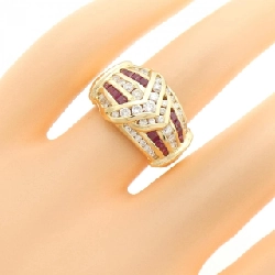 Nhẫn ruby K18YG 0.55CT 669337