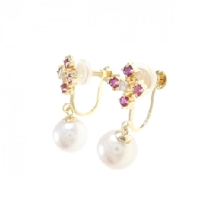 K18YG Bông tai đá màu - Hàng hiệu Chính hãng 872276