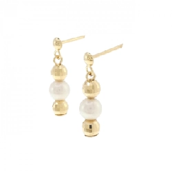 Bông tai ngọc trai Akoya K18YG 4.7mm - Hàng hiệu Chính hãng 868138